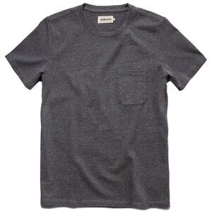 Taylor Stitch The Heavy Bag Tee in Heather Grey